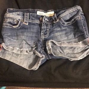 BKE denim shorts